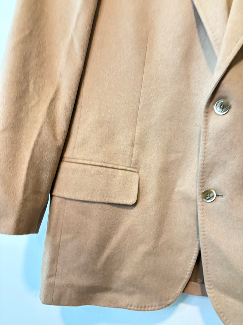 Lardini Men's Genuine Colombo Camel Hair Blazer US Size 44 XL - Picture 3 of 13